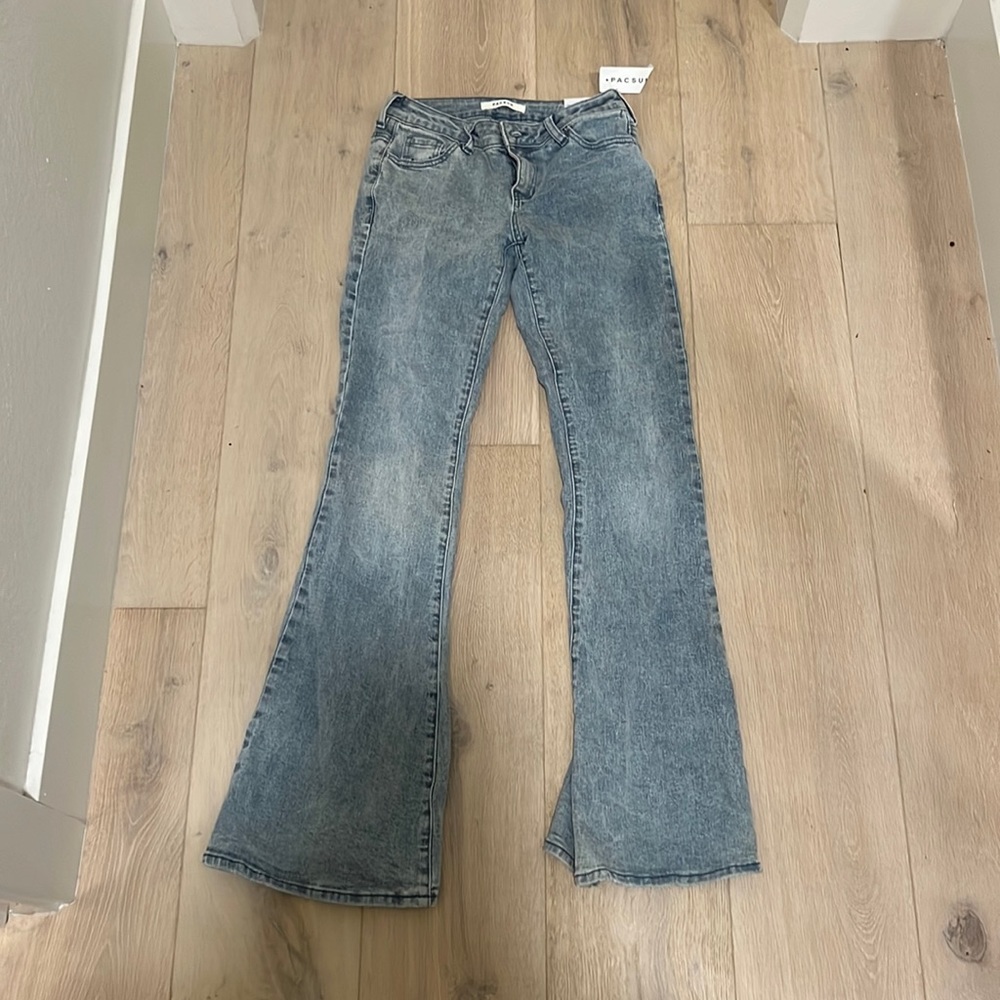 pacsun low rise stretch flare jeans new with tags